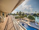 Large covered deck