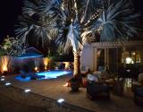 Back Patio at night