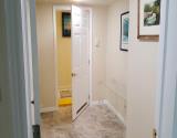 Hall to laundry and garage