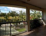 View from street side patio